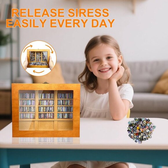 Anxiety Bookshelf 300pcs Mini Books Mini Bookshelf Ornament Miniature Decor Shak - Picture 6 of 7